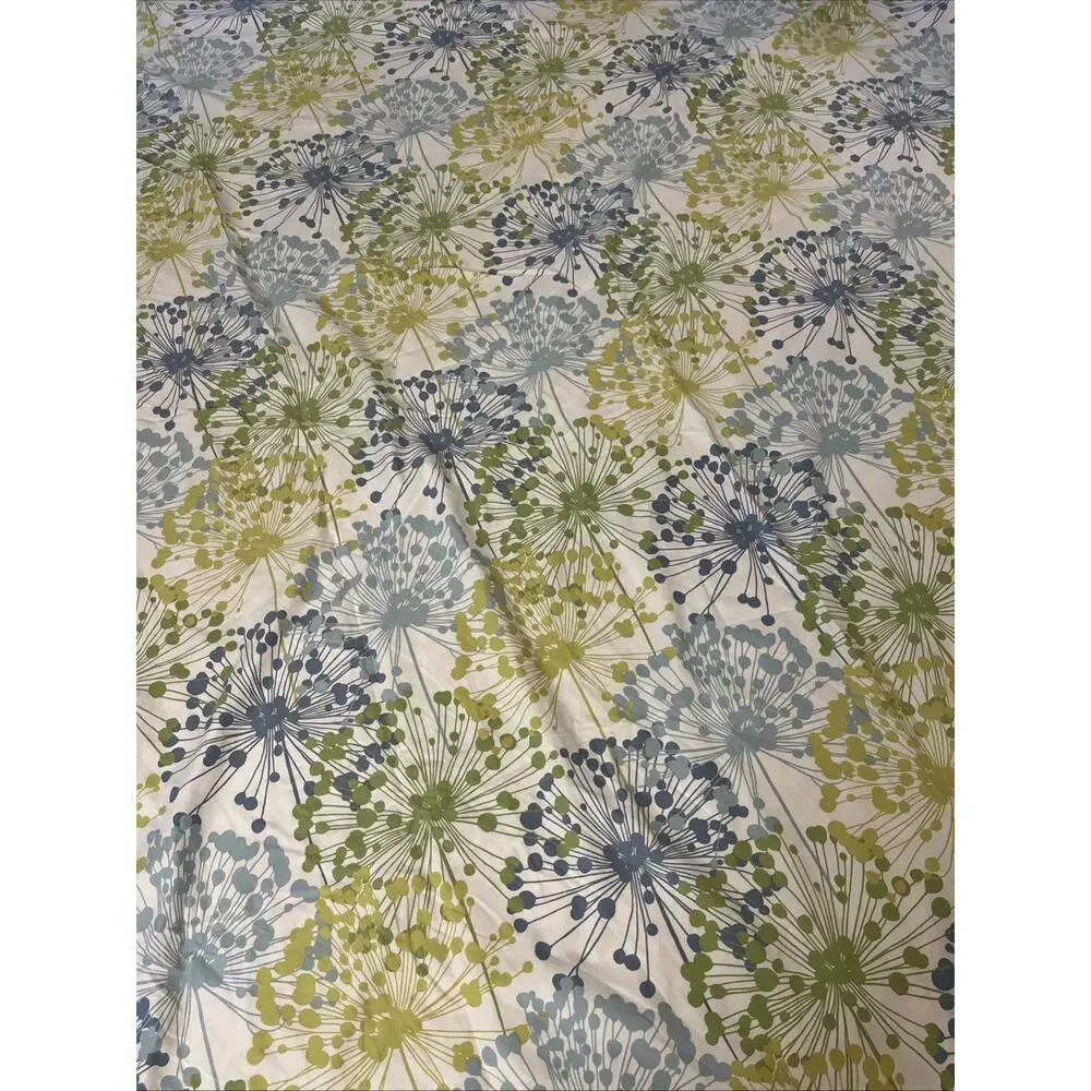 THE COMPANY STORE 3pc Duvet Cover Full Size 84 X 90 Dandelion Retro 100% Cotton